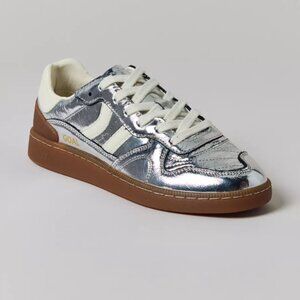 Coolway Women's Goal Silver Metallic Sneaker NWT